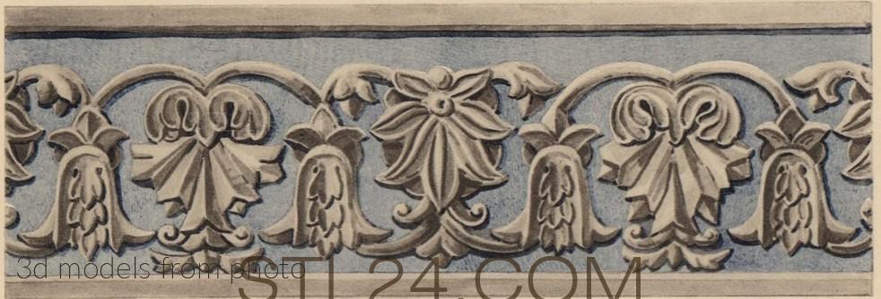Фризы (FRIESE_0329 -  | 3D model 3DSMAX / OBJ / STL) 3D модель для ЧПУ станка